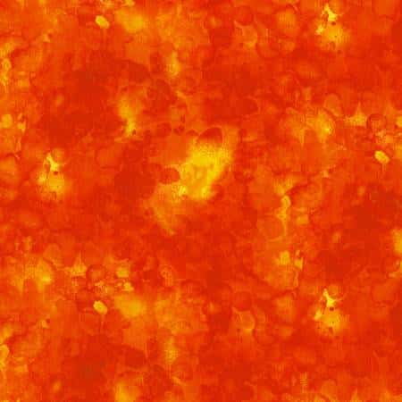 Flame Orange Solid-ish Blender Kimberly Einmo Cotton Fabric