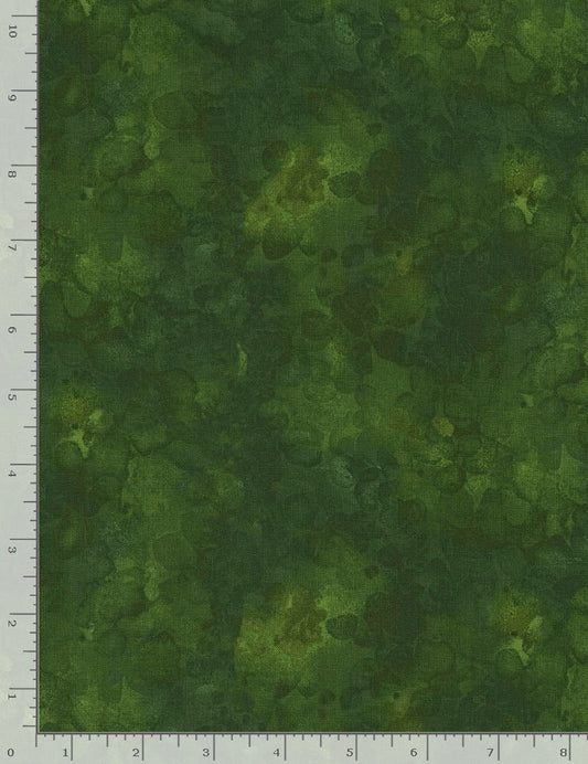 Forest Green Solid-ish Blender Kimberly Einmo Cotton Fabric