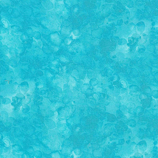 Turquoise Basic Textured Blender Timeless Treasures Cotton Fabric