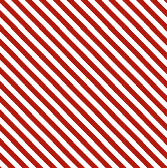 Kitten Christmas Candy Cane Stripe Red Kayomi Harai Studio E Cotton Fabric SE-5637-88