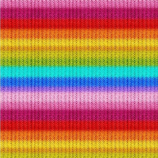 Knit One, Purl Two Rib Stitch Multi Aimee Stewart Michael Miller Cotton Fabric