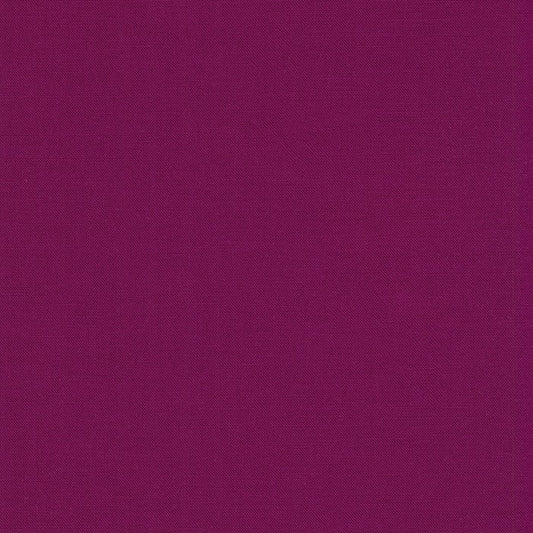 Kona Berry Purple Solid Robert Kaufman Cotton Fabric