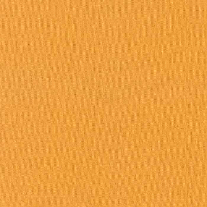 Kona Butterscotch Orange Yellow Blender Solid Robert Kaufman Cotton fabric