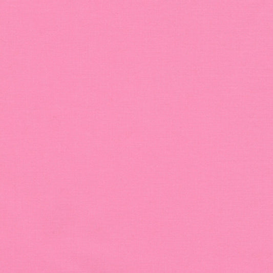 Kona Carnation Pink Blender Solid Robert Kaufman Cotton Fabric