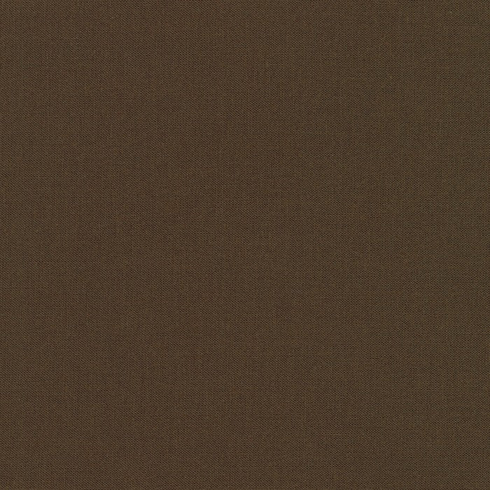 Kona Chocolate Brown Blender Solid Robert Kaufman Cotton Fabric