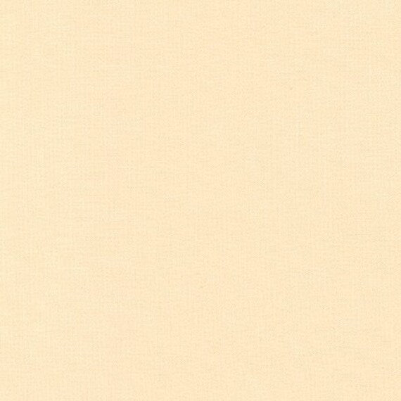 Kona Eggshell Beige Blender Solid Robert Kaufman Cotton Fabric