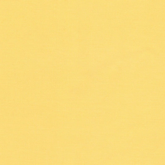 Kona Lemon Yellow Solid Blender Robert Kaufman Cotton Fabric