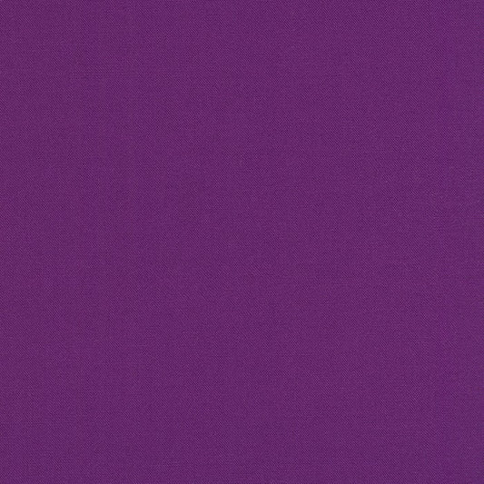 Kona Mulberry Purple Blender Solid Robert Kaufman Cotton Fabric