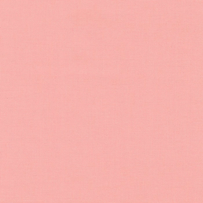 Kona Primrose Pink Solid Blender Robert Kaufman Cotton Fabric