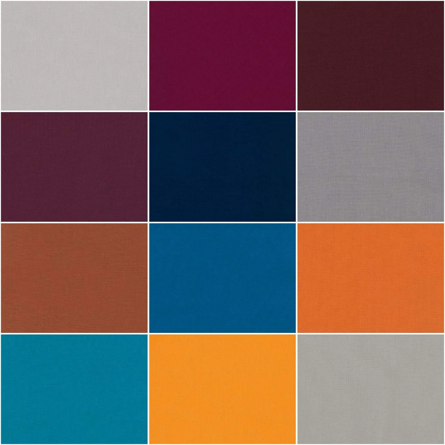 Kona Tuscan Skies Solids 2.5" Strips Jelly Roll 40 pcs Robert Kaufman Cotton Fabric Kona-RU-785-40