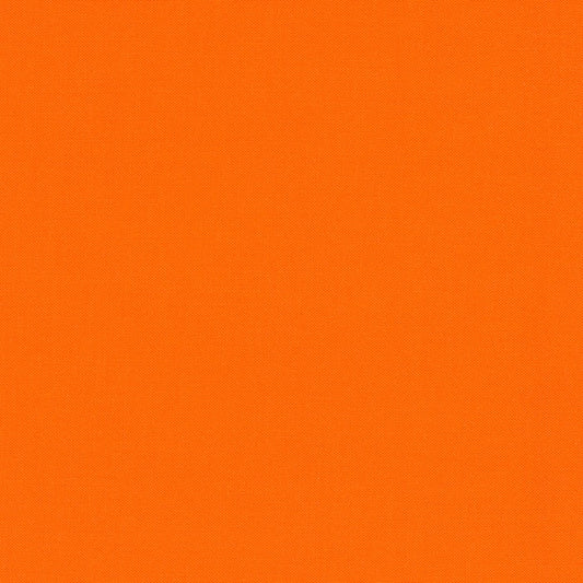 Kona Torch Orange Blender Solid Robert Kaufman Cotton Fabric