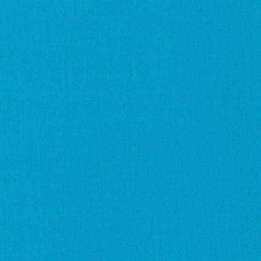 Kona Turquoise Blue Blender Solid Robert Kaufman Cotton Fabric