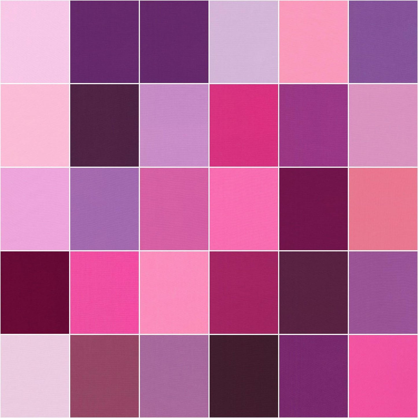 Kona September 2025 Purple Pink Charm Pack 5" Squares Robert Kaufman Cotton Fabric RK-CHS-1264-42