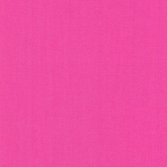 Kona Bright Pink Solid Robert Kaufman Cotton fabric Kona-BrightPink K001-1049