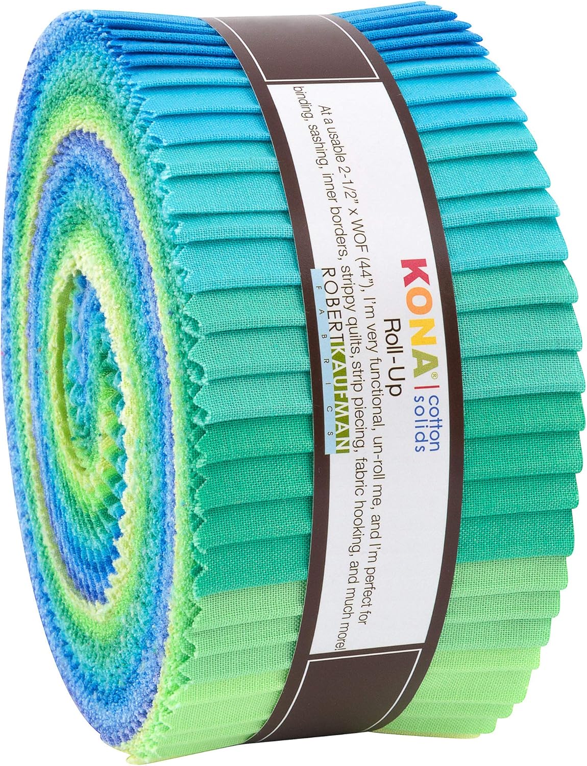 Kona Cotton Mermaid Shores Palette 2.5 Strips 40pcs Robert Kaufman Cotton Fabric RK-RU-776-40