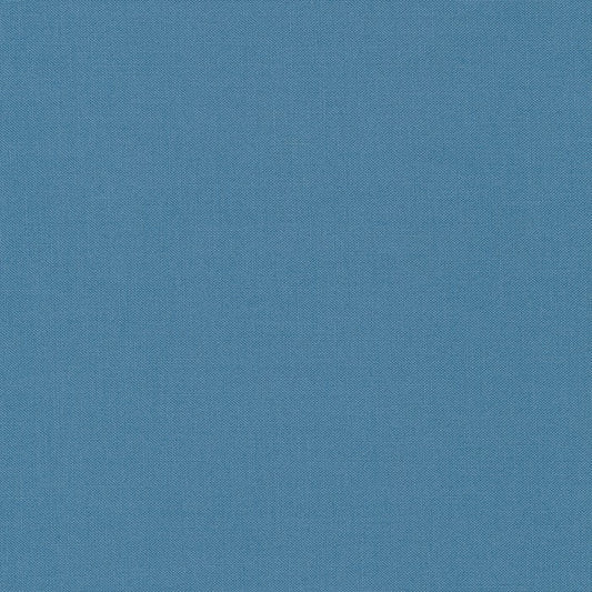 Kona Delft Blue Solid Robert Kaufman Cotton Fabric