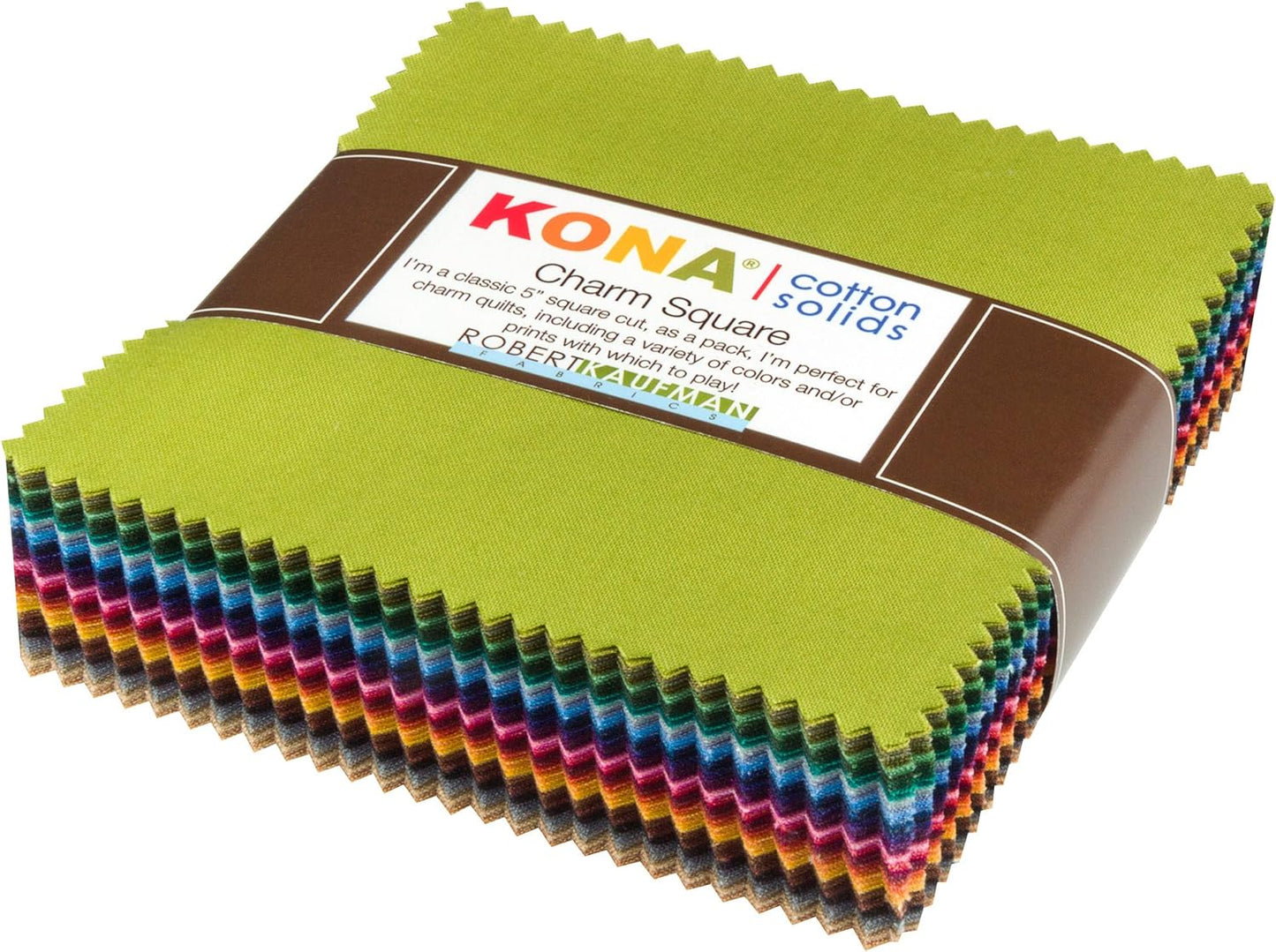 Kona Dusty Palette 5" Squares Robert Kaufman Cotton Fabric Kona-CHS-563-101
