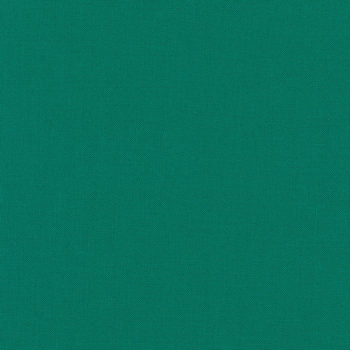 Kona Emerald Green Solid Robert Kaufman Cotton fabric KONA-EMRLD K001-1135