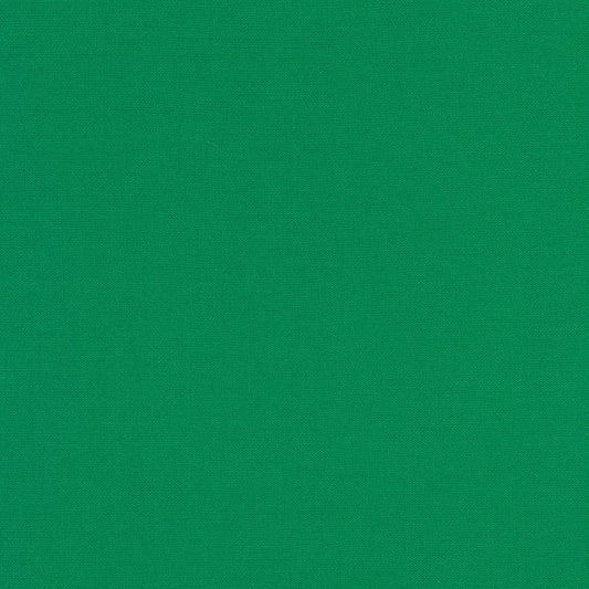 Kona Holly Green Solid Robert Kaufman Cotton Fabric