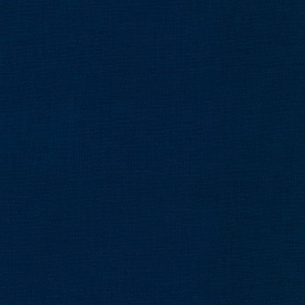 Kona Navy Blue Solid Robert Kaufman 60" Cotton Fabric