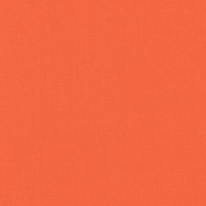 Kona Nectarine Orange Solid Robert Kaufman Cotton Fabric Kona-Nectarine-K001-496