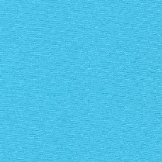 Kona Niagara Blue Solid Robert Kaufman Cotton Fabric Kona-Niagara-K001-497