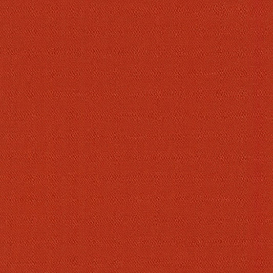 Kona Paprika Red Solid Robert Kaufman Cotton Fabric