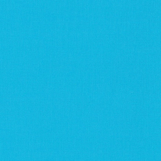 Kona Peacock Blue Solid Robert Kaufman Cotton Fabric