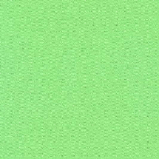 Kona Pear Light Green Solid Robert Kaufman Cotton Fabric