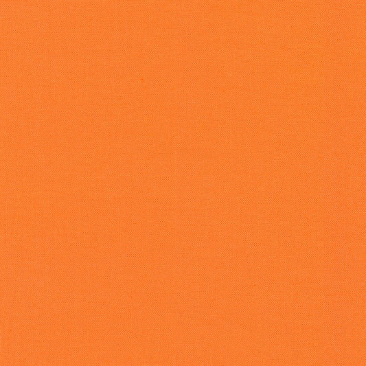 Kona Persimmon Orange Solid Robert Kaufman Cotton Fabric Kona-Persimmon-K001-84