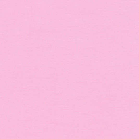 Kona Petal Pink Solid Robert Kaufman Cotton fabric Kona Petal K001-143