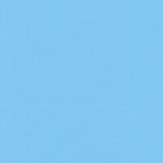 Kona Prairie Sky Blue Solid Robert Kaufman Cotton Fabric Kona-PrairieSky-K001-855