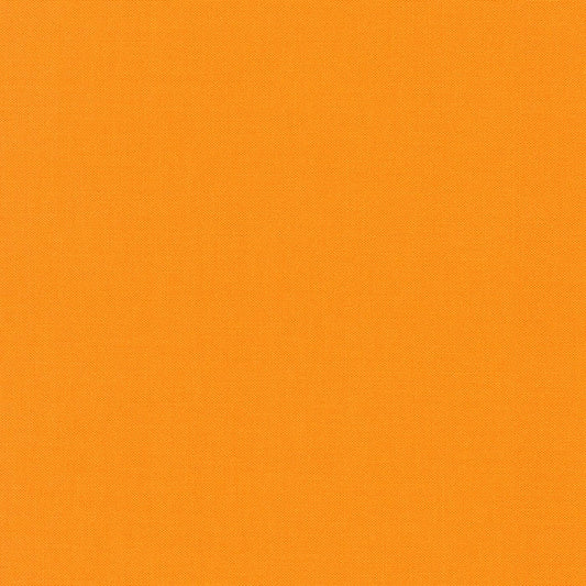 Kona School Bus Orange Solid Robert Kaufman Cotton Fabric Kona-SchoolBus-K001-1482