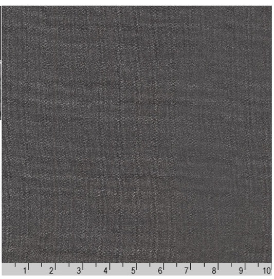 Kona Sheen Hi Shine Charcoal Metallic Robert Kaufman Cotton Fabric RK-K106-1930