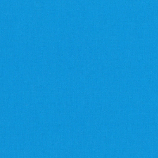 Kona Water Blue Solid Robert Kaufman Cotton fabric