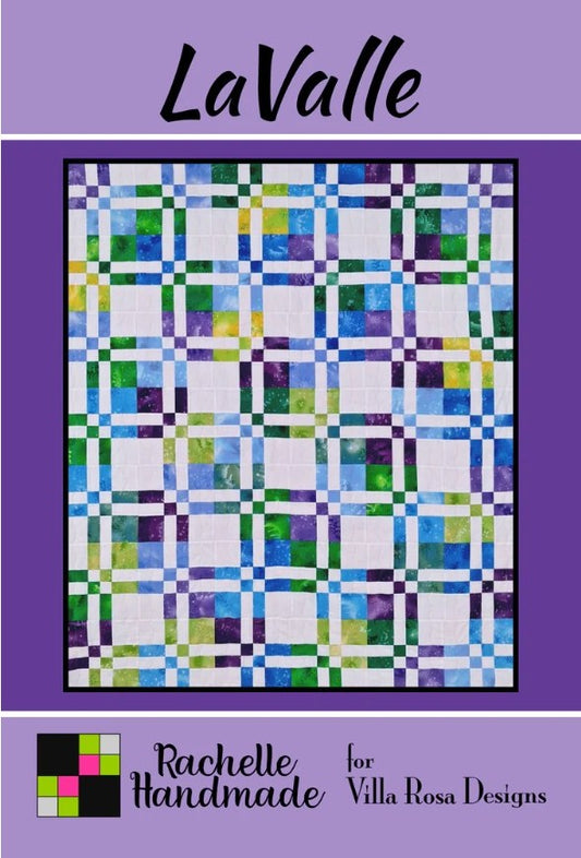 La Valle Quilt Pattern 48"x56" Rachelle Handmade Villa Rosa Designs VRD-LAVALLE