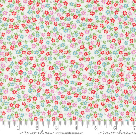 Laguna Sunrise Harbor Florals Off White Multi Sherri & Chelsi Moda Cotton Fabric