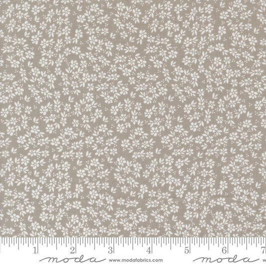 Laguna Sunrise Harbor Florals Stone Grey Sherri & Chelsi Moda Cotton Fabric