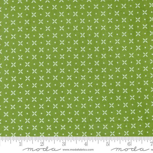 Laguna Sunrise Orange Peel Blenders Dot Fresh Grass Light Green Sherri & Chelsi Moda Cotton Fabric