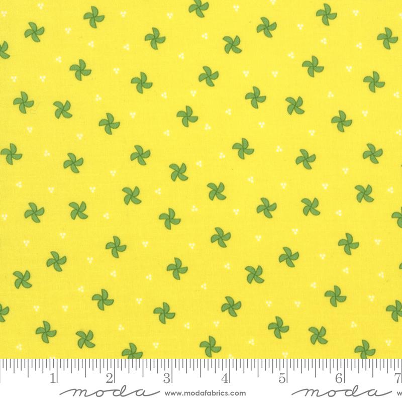 Laguna Sunrise Pinwheel Blenders Citrines Yellow Sherri & Chelsi Moda Cotton Fabric