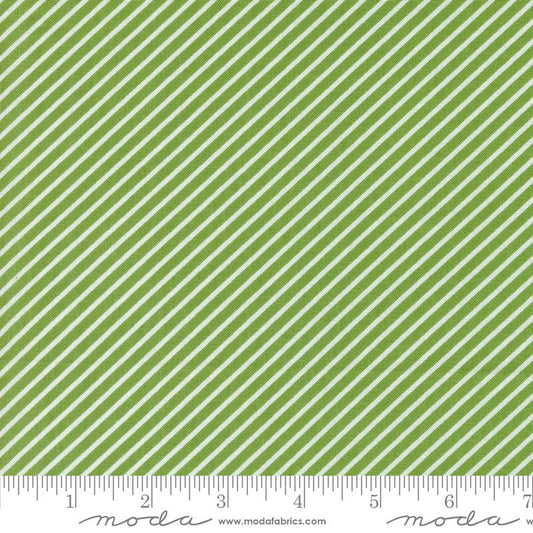 Laguna Sunrise Stripe Fresh Grass Light Green Sherri & Chelsi Moda Cotton Fabric