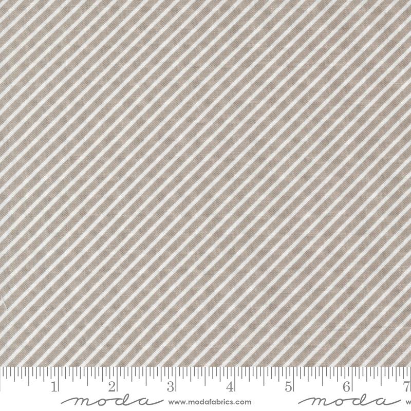 Laguna Sunrise Stripe Stone Grey Sherri & Chelsi Moda Cotton Fabric