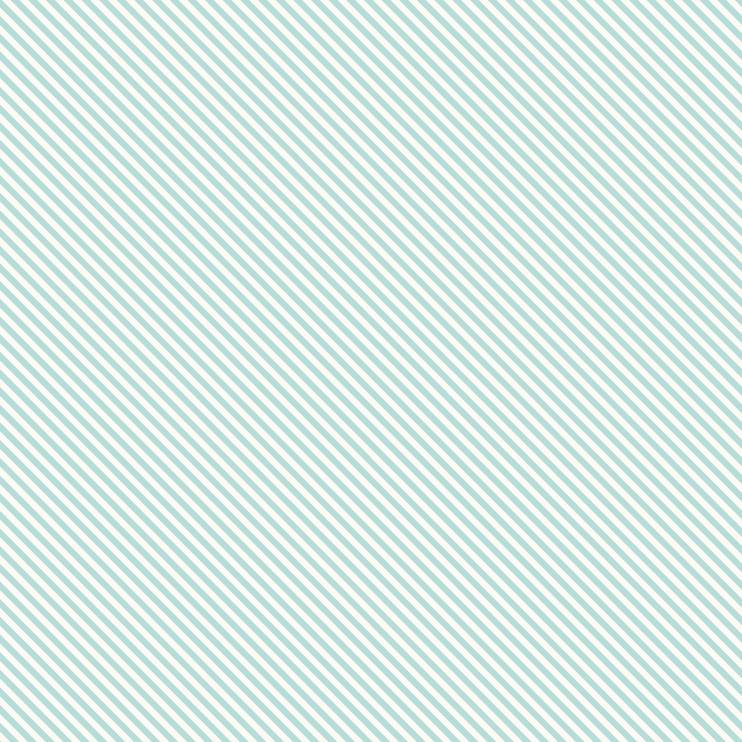 Lanai Bias Stripes Aqua Maywood Studio Cotton Fabric