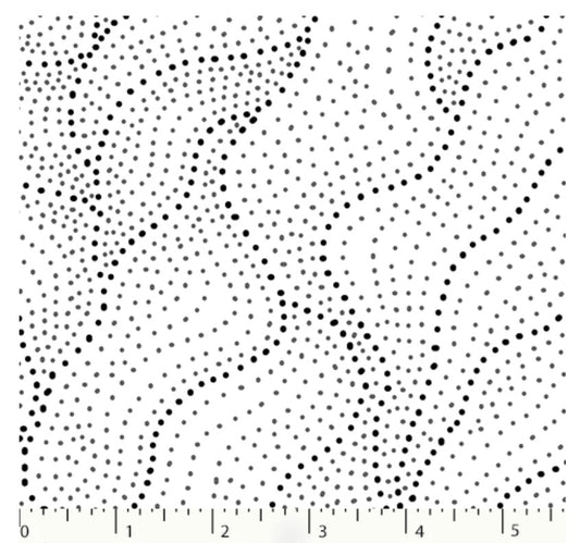 Land of Utopia White Anna Pitjara M&S Textiles Australia Cotton Fabric MSTA-LUTW-White