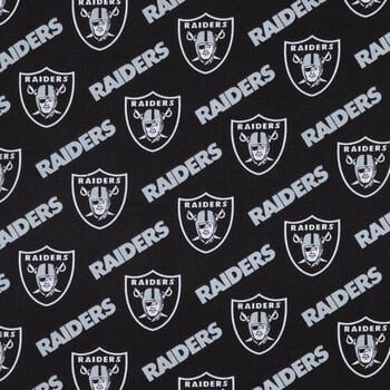 Las Vegas Raiders NFL Logo and Name Design 58-60 inches Cotton Fabric