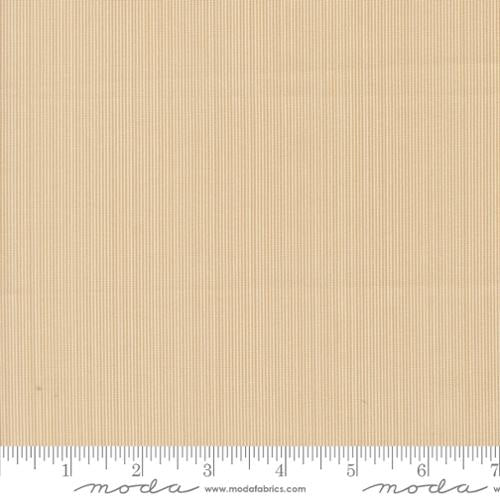 Le Jardin Rouge Chardon Stripes Roche Brown Grey French General Moda Cotton Fabric MD-36159-13