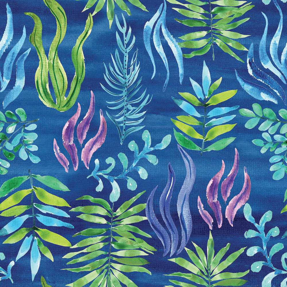 Let the Sea Set You Free Multi Seagrass Blue Sykel Enteprises Cotton Fabric SYK-10425 | US Fabric Shop