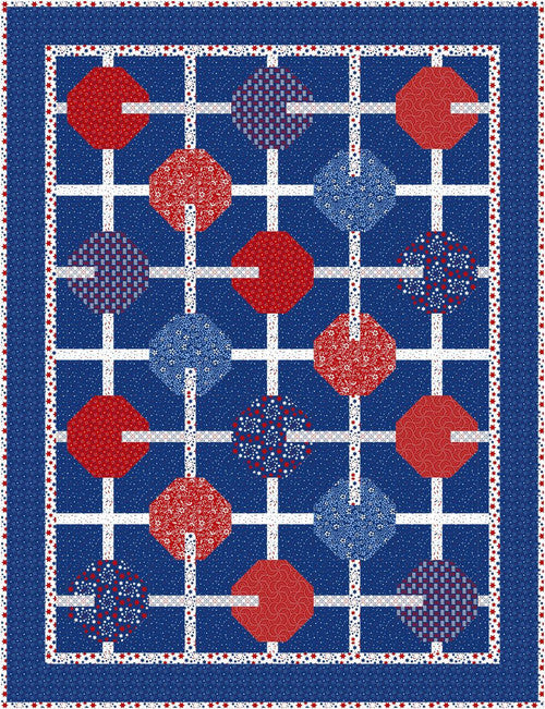 Fabric Requirements-Liberty Regatta Bead It! Quilt Blank Quilting