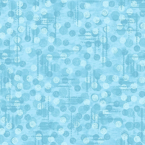 Light Blue Tonal Texture Blender Jot Dot Blank Quilting Cotton Fabric