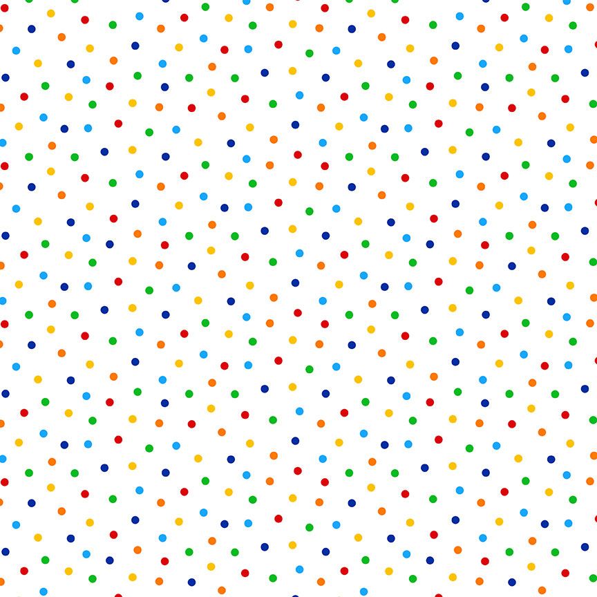 Light Box Polka Dots Confetti Timeless Treasures Cotton Fabric